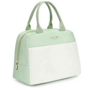 LOKASS Lunch Bag for Women-Insulated Adults Lunch Box with Front Pocket- Small C